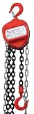 Vestil HCH Hand Chain Hoist, Hook Mount, 1 Ton Capacity, 15 Lift, 12" Headroom
