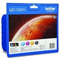 Brother LC1100HY Value Pack - Print cartridge - High Yield - 1 x black, yellow, cyan, magenta
