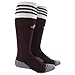 adidas Unisex Copa Zone Cushion II Soccer Sock (1-Pair), Maroon/White, 9-13