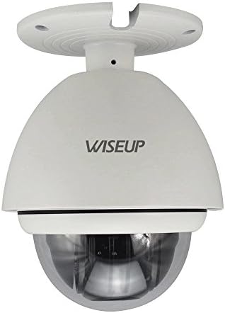 Wiseup 3.5" 700TVL Color Mini Outdoor Speed Dome Camera PTZ Security Camera 12x Zoom