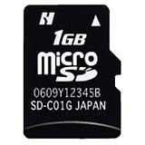 ハギワラシスコム microSD 1GB　HSM-SBGR1G
