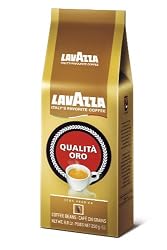 Lavazza Qualita Oro  Whole Bean Coffee, 8.8-Ounce Bags (Pack of 4)