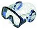Joe Diver's Pro Ear Swim Mask Keeps Your EARS DRY when Scuba Diving-SALE Clear Blue
