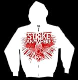 STRIKE ANYWHERE - Owl - White Zip Up Hoodie