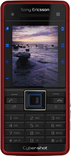 Sony Ericsson C902a Cyber-Shot Unlocked Phone with 5 MP Camera, Media Player, and M2 Memory Slot--U.S. Version with Warranty (LuscioU.S. Red)