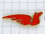 限定レア美品ピンズ◆赤いペガサス翼のある馬ピンバッジフランス 赤いペガサス