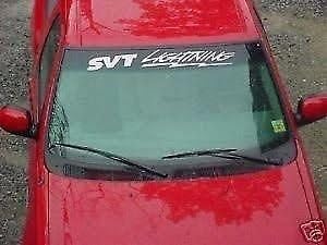 Ford SVT Lightning Windshield Banner Window Banner Sticker Decal 36" x 4" : f150