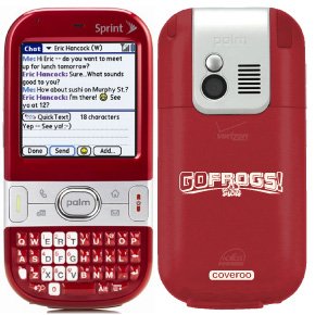 TCU Go Frogs on Palm Centro Phone Cover (Red)