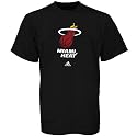 adidas Miami Heat Black Primary Logo T-shirt