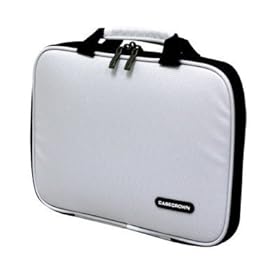 ASUS Eee PC 1005HA-VU1X-WT 10.1-Inch White Netbook Fitted CaseCrown Premium Double Memory Foam Case (White Nylon)