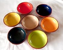Spanish terracotta tableware