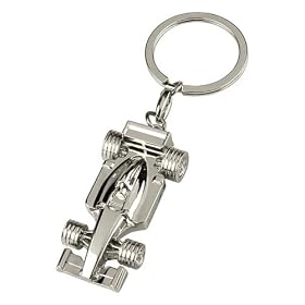 F1 Racing Car Keyring
