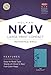 NKJV Large Print Compact Reference Bible, Teal LeatherTouch
