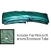 15' TRAMPOLINE PAD SAFETY SPRING COVER FOR JUMPPOD, BAZOONGI TO FIT YOUR 4 POLE ENCLOSURE