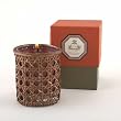 Agraria Candle with Cane Holder Mission Fig