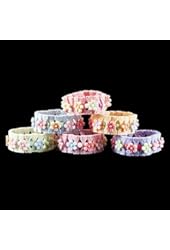 Stretch Flower Bracelets - 12 per unit