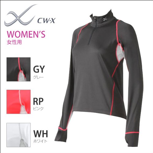 【ワコール】CW-X ドライメッシュジップアップ ロングスリーブシャツ for women