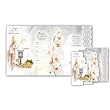 100 First Communion Invitaciones in Spanish: Quad-Fold, 5.5" x 3.5", Envelopes Included, Made in Italy!
