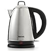 Aroma Hot H20 X-Press 1.5  Liter (6-Cup) Cordless Electric Water Kettle, Stainless Steel