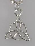 The Charmed Triquetra Symbol in Sterling Silver