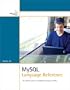 MySQL Language Reference