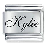 Name Kylie Italian Charms Bracelet Link