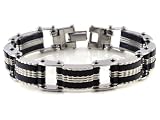 Mens Stainless Steel Bracelet Chain Link Wrist Band Wristband Fashion Jewellery
