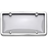 Cruiser License Plate Frame with Acrylic Shield - Chrome