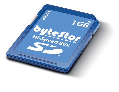 ByteStor 1GB SD High Speed  80X ( Secure Digital ) Card
