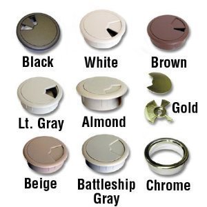 new year Custom Accents Cable Grommet WhiteB000KH9JOG