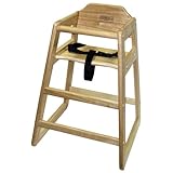 Lipper International 516 High Chair, Natural