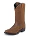 Men's Justin 12" Ranch and Road Basic Boots Brown