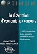 La dissertation d'�conomie aux concours