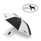 Compact Travel Umbrella featuring the American Staffordshire Terrier (1.5 X 1.5 X 14 inches)