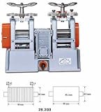 ELECTRIC ROLLING MILL DOUBLE COMBINATION FLAT AND WIRE ROLLS 80MM