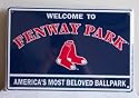 Boston Red Sox WELCOME FENWAY PARK Metal SIGN