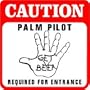 CAUTION: PALM PILOT joke college beer sign