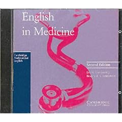 English in Medicine Audio CD: A Course in Communication Skills (Cambridge Professional English)