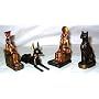 Egyptian God Statues - Bast, Sekmet, Isis, and Anubis
