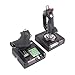Saitek X52 Pro Flight Control System Joystick  filaire Boutons programmables r�tro-�clairage noir et gris