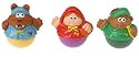 PlaySkool Weebles StoryBook World: Little Wobble Hood Pals
