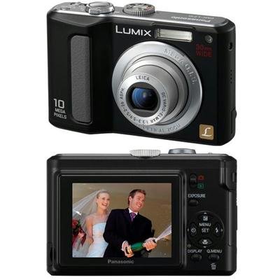 Panasonic Lumix DMC-LZ10K 10MP Digital Camera with 5x Wide Angle MEGA Optical Image Stabilized Zoom (Black)