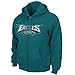 NFL Philadelphia Eagles Touchbck III Full Zip Jacket Adult Long Sleeved Fullzip Hooded Fleece, Marine Green, X-Large