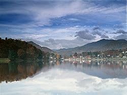 Along Lake Junaluska in North Carolina - Tranquil Photographic Print by Carol M. Highsmith