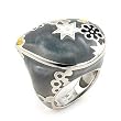 Grey Designo Drop Ring