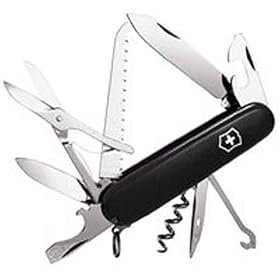 Victorinox Swiss Army Huntsman Pocket Knife,Black