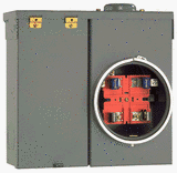 Circuit Breakers: Square D Co. CQRA200 Meter Breaker Panel