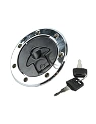 Automotive Parts and Accessories: TCMT Fuel Gas Tank Cap Cover with Key Set For Kawasaki Ninja ZX7R 1996 1997 1998 1999 2000 2001 2002 2003 - TCMT