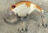 JLVLures Shallow Crankbait Rootbeer Float Glow : Diver Lures JLV Freshwater Smallmouth Steelhead Pike Salmon Trout Perch Whiper Mid Depth Walleye Casting Bass Hook Treble Bronze Boat Dock Brook Bay Little Stump River Trolling Weed Surface Topwater Shad