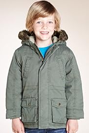 Pure Cotton Multiple Pockets Hooded Parka